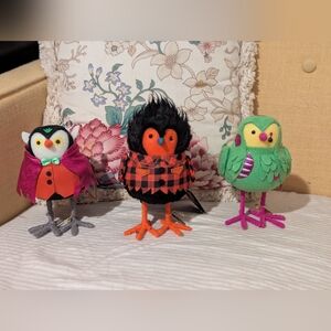 Target Halloween Bird Figurines - Multicolor
